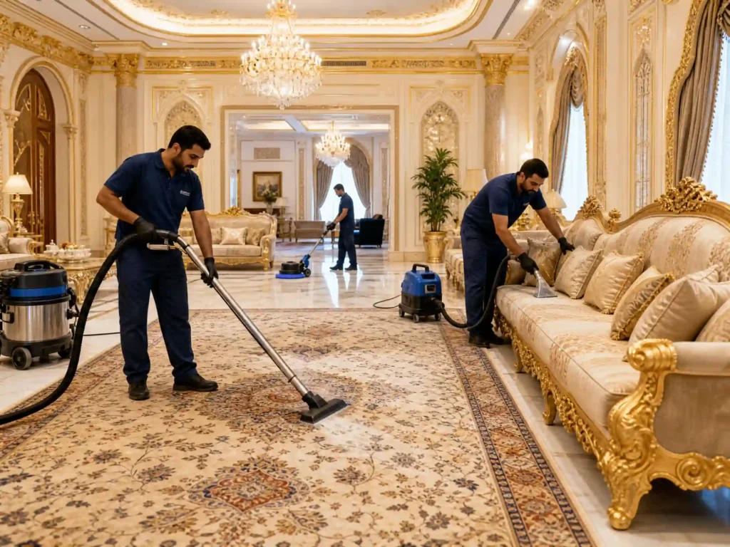 غسيل سجاد في الإمارات باستخدام معدات صناعية حديثة